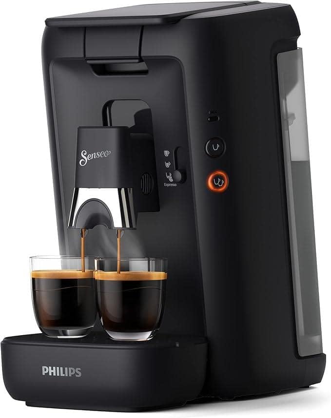 Máquina de Café Pads – Espresso de Calidad, Depósito 1,2L, Función Memo